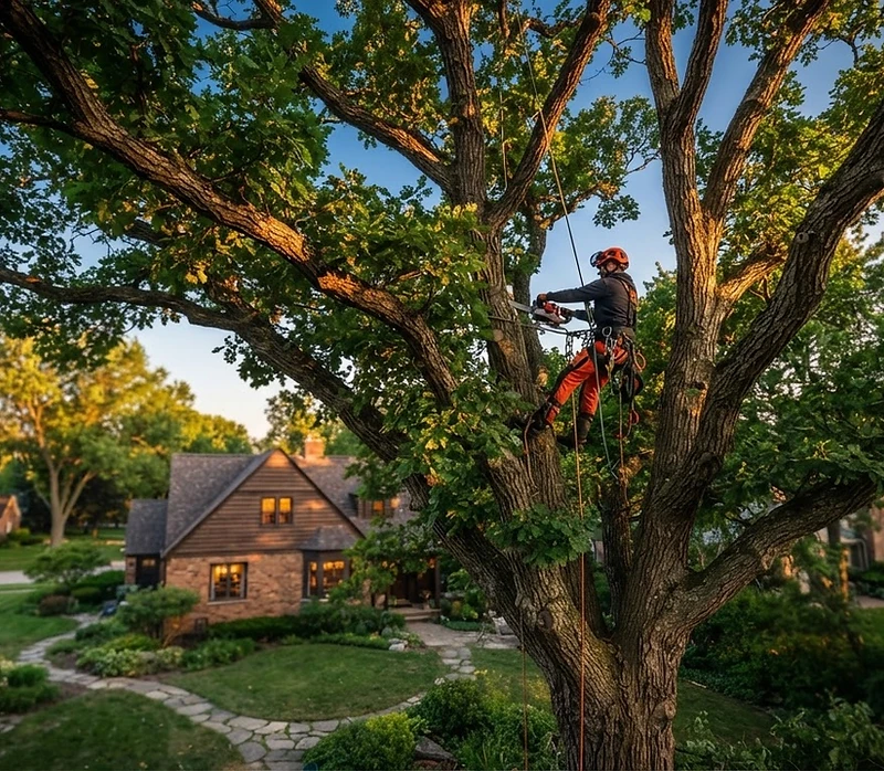 Professional tree service and landscaping in Round Lake Illinois