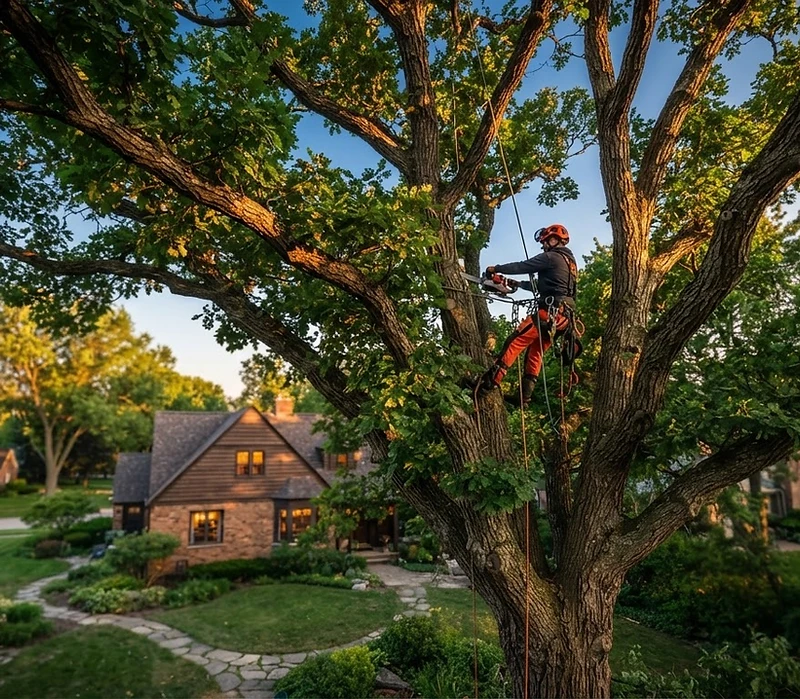 Professional tree service and landscaping in Round Lake Illinois