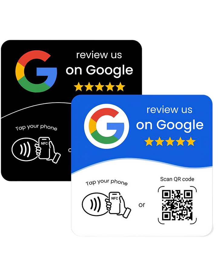 Carte NFC TapRevio pour collecter des avis Google
