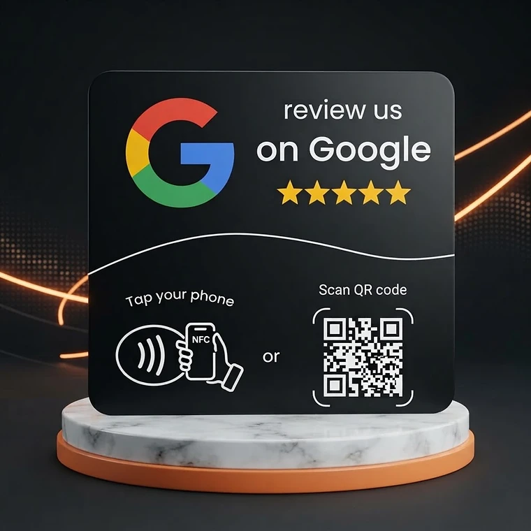 NFC Review Card Matte Black