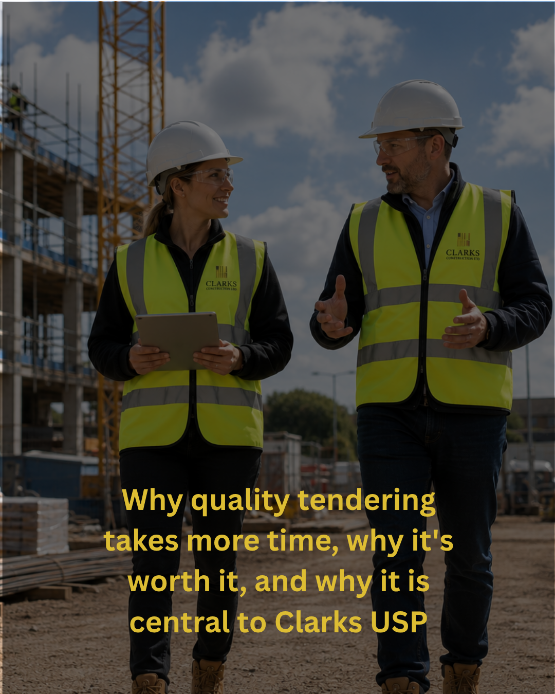 The Importance of Quality Tendering - One of Clarks Construction's USPs
