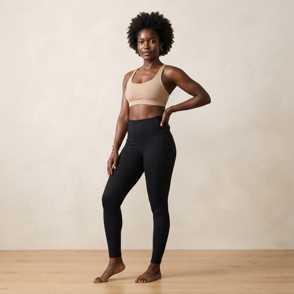 Self Made Contour Legging — Black