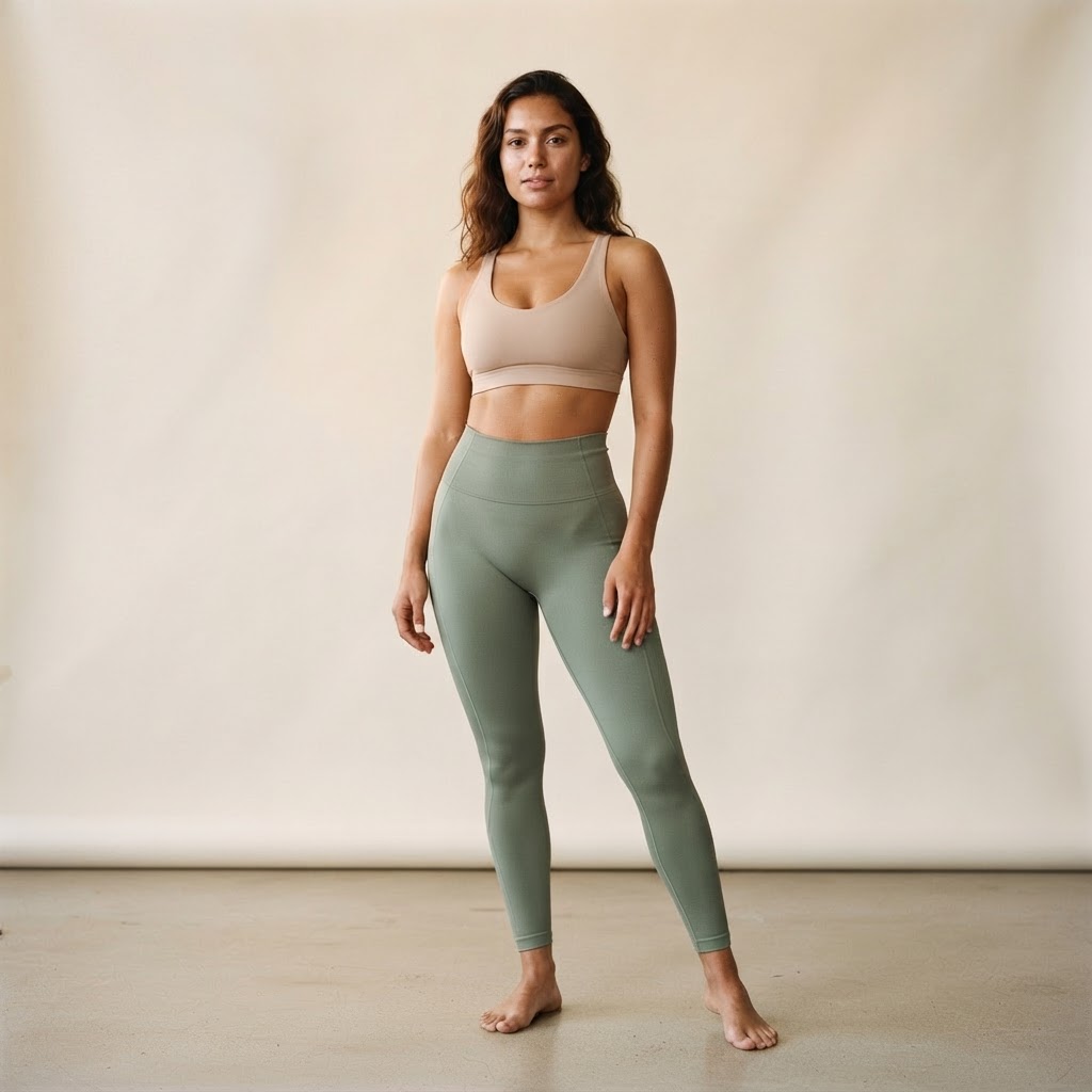 Self Made Contour Legging — Sage