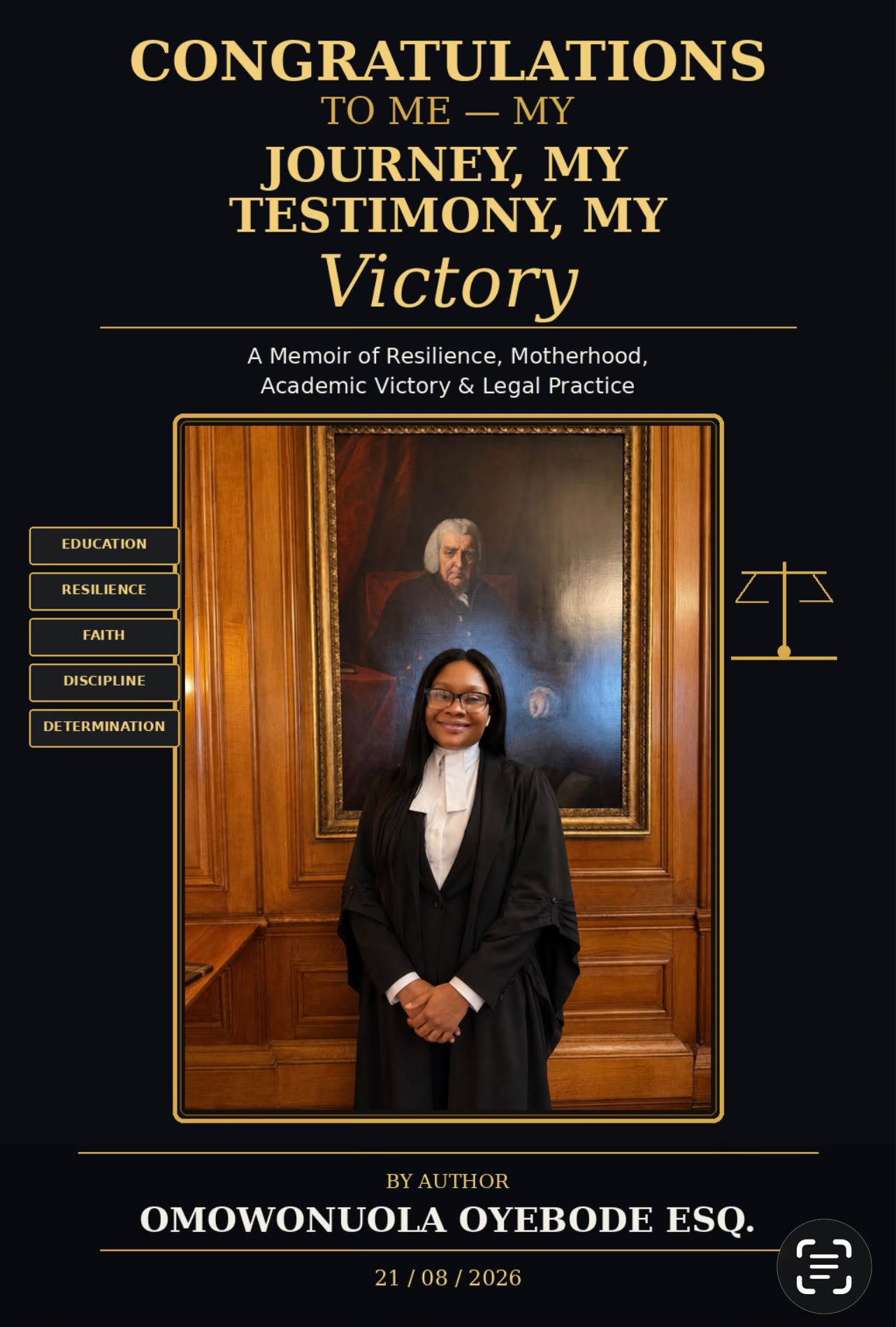 My Journey, My Testimony, My Victory — Memoir