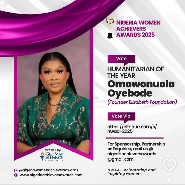 Nigeria Women Achievers Awards 2025 — Humanitarian of the Year Nominee