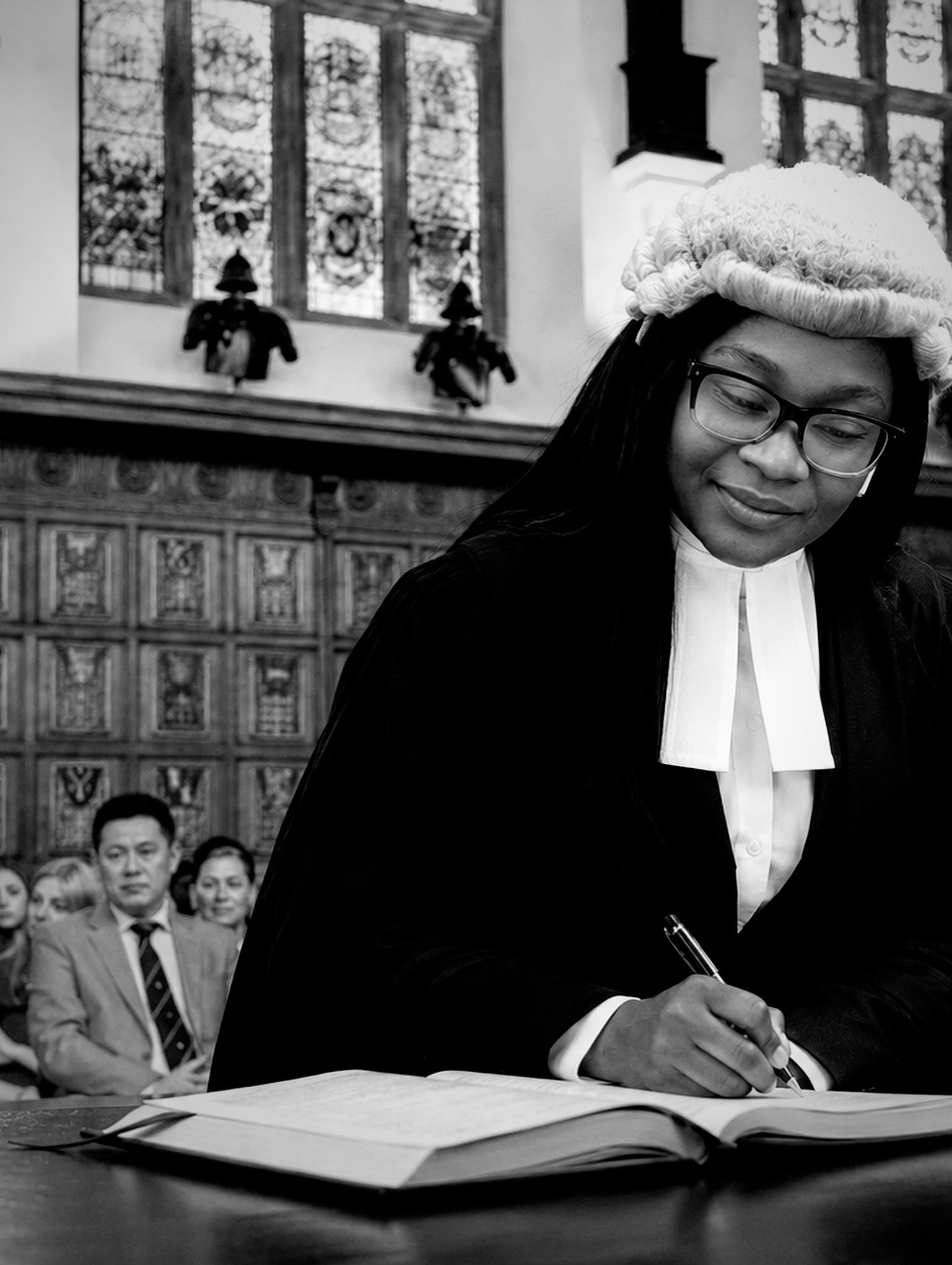 Signing the Bar Book — Inn of Court