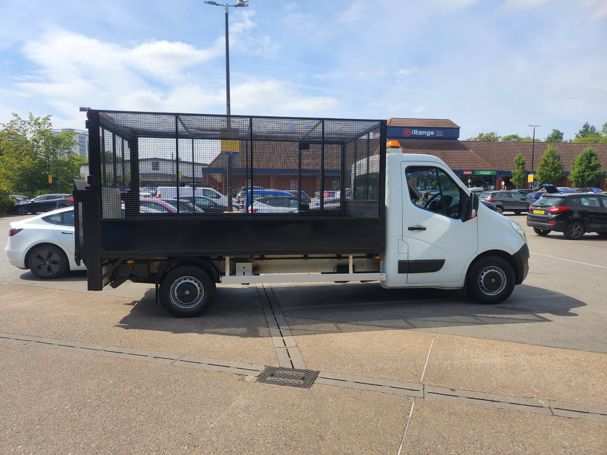 MR VAN Removals and Clearance cage back waste collection truck in Worcester
