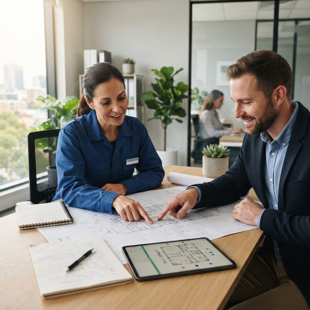 ALSA Facility Service, Gemeinsame Planung im Büro