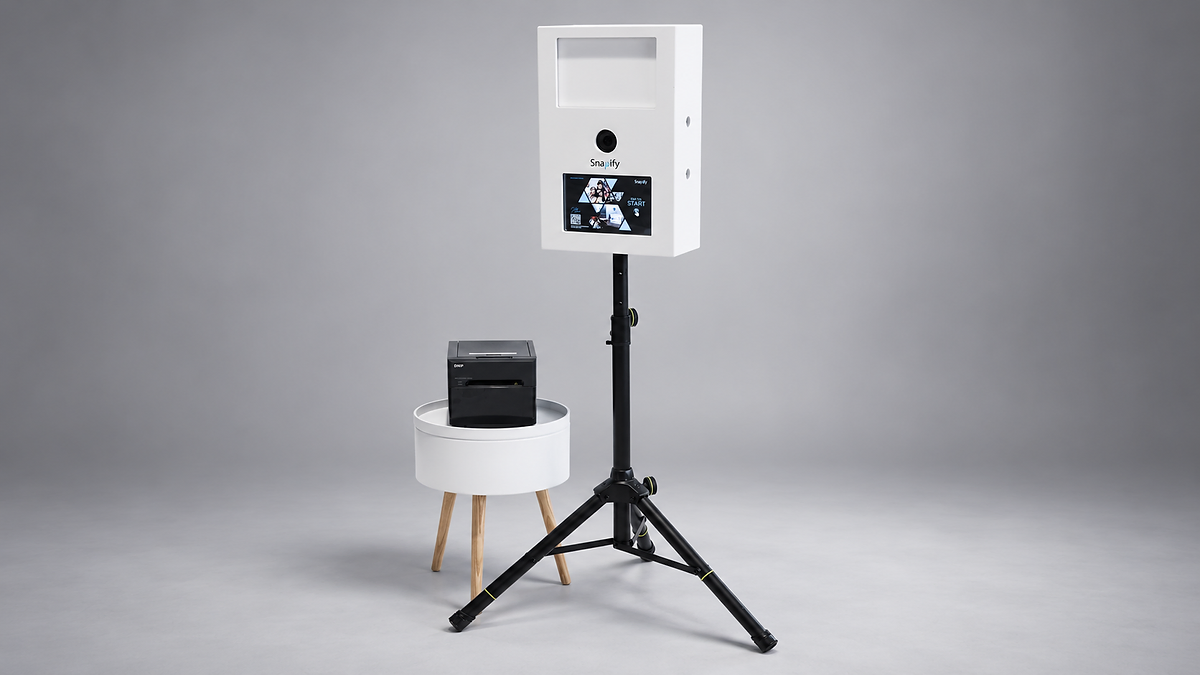 Snapify Fotobox zum Kaufen mit Sofortdrucker und Stativ