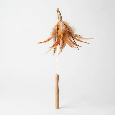 Feather Teaser Wand Toy