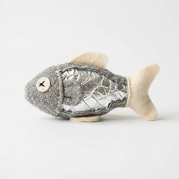 Cat Crinkle Fish Toy