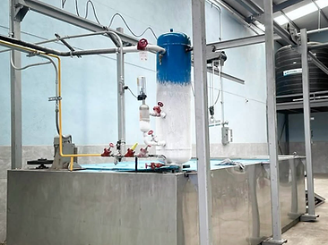 Planta de hielo en barra 2.5 ton/día — Barras de 50 kg — instalación industrial MEYAR 3