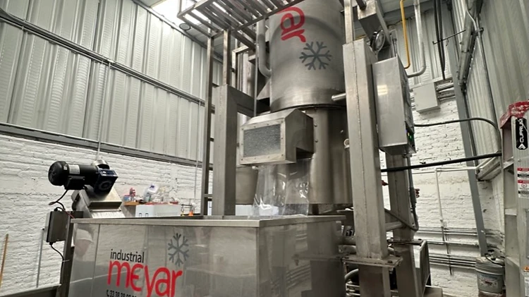 Planta de hielo 10 ton/día — Sahuayo — instalación industrial MEYAR
