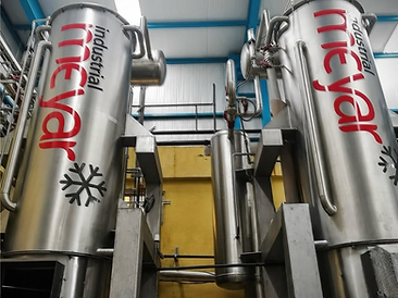Planta de hielo 60 ton/día — Hielo cilíndrico — instalación industrial MEYAR 2