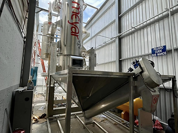 Planta de hielo cilíndrico 30 ton/día — Acero inoxidable — instalación industrial MEYAR 1