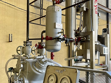 Máquina de hielo cilíndrico 3 ton/día — instalación industrial MEYAR 2