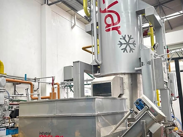 Máquina de hielo industrial MEYAR® de 30 toneladas — instalación industrial MEYAR 1