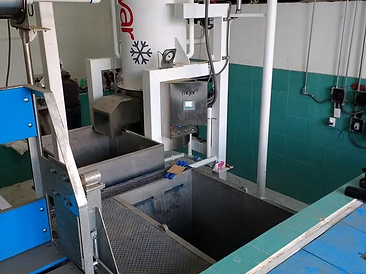 Fábrica de hielo cilíndrico 10 ton/24 h — Los Reyes — instalación industrial MEYAR 1
