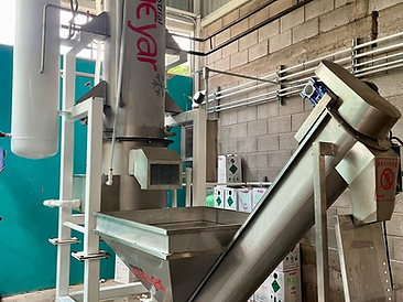 Evaporador para hielo cilíndrico 5 ton/día — instalación industrial MEYAR 1