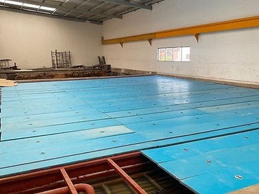 Tanque productor de hielo en barra — 510 barras/día — instalación industrial MEYAR 1