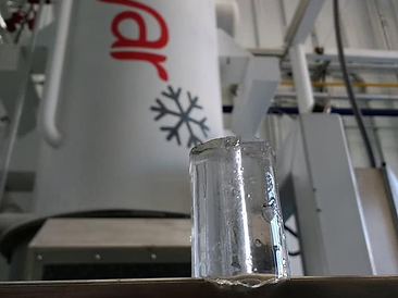 Fábrica de hielo cilíndrico 10 ton/24 h — Los Reyes — instalación industrial MEYAR 2