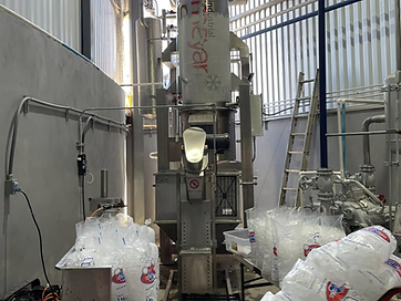 Máquina de hielo cilíndrico de 10 toneladas — Baja California Sur — instalación industrial MEYAR