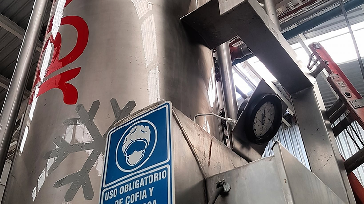 Máquina de hielo de 30 toneladas — Guadalajara — instalación industrial MEYAR