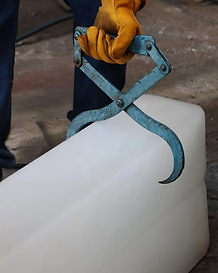 Tenazas para manejo de hielo en barra — MEYAR
