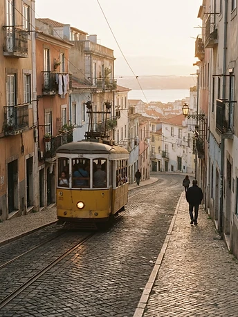 Portugal — Pastel hills, trams climbing cobbles, and the Atlantic on every horizon.