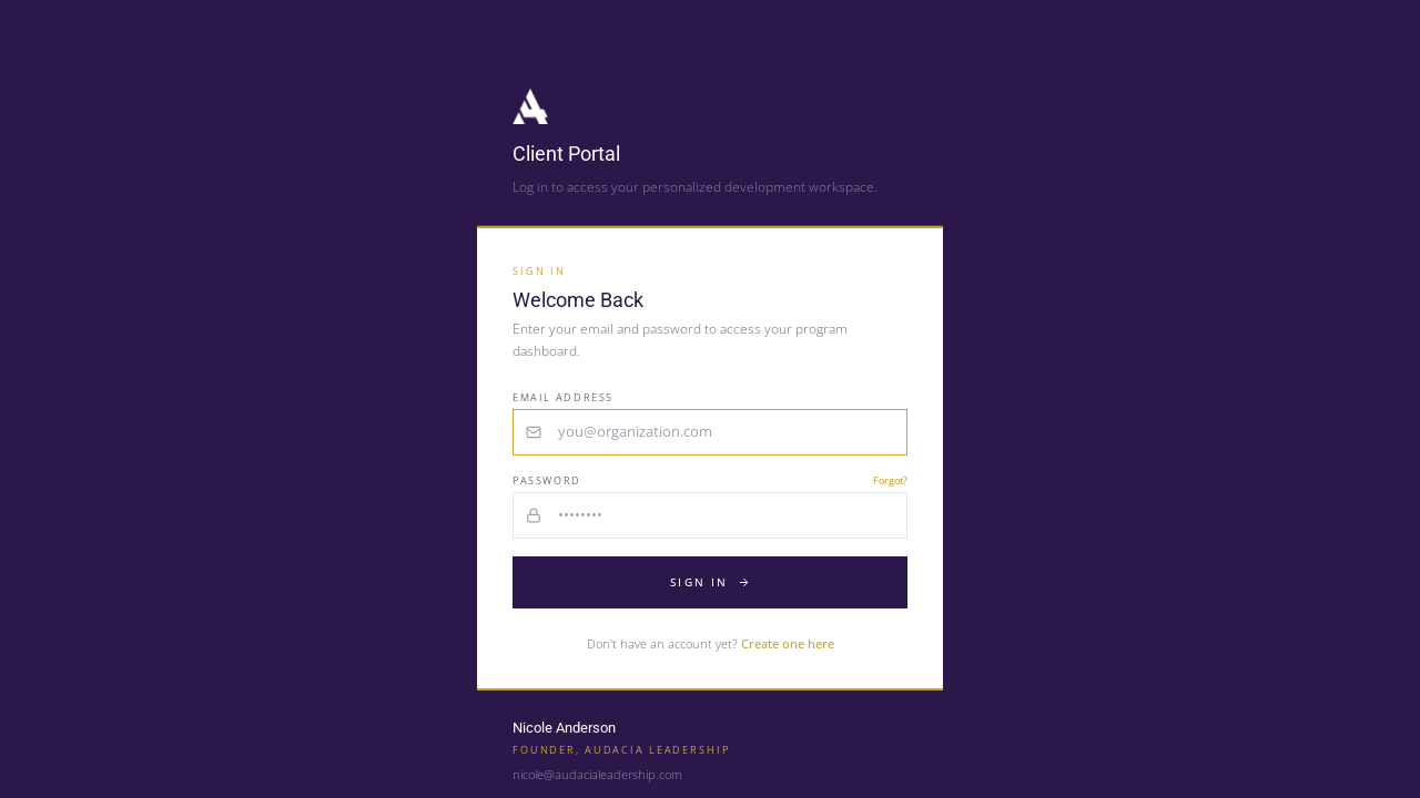 Executive Coaching Template template preview