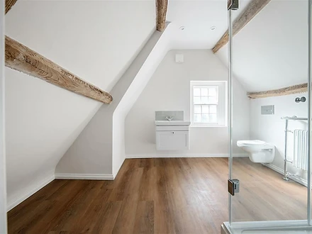 Master en-suite in the attic