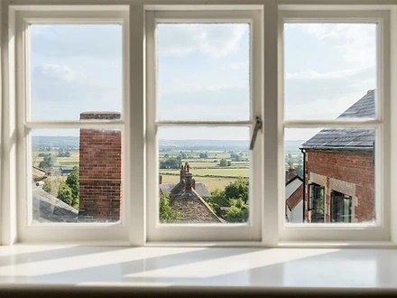 View from the master bedroom