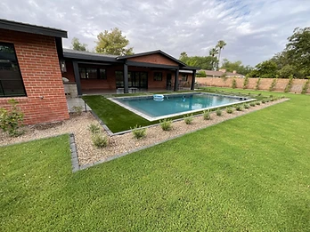 Poolside Paver Deck