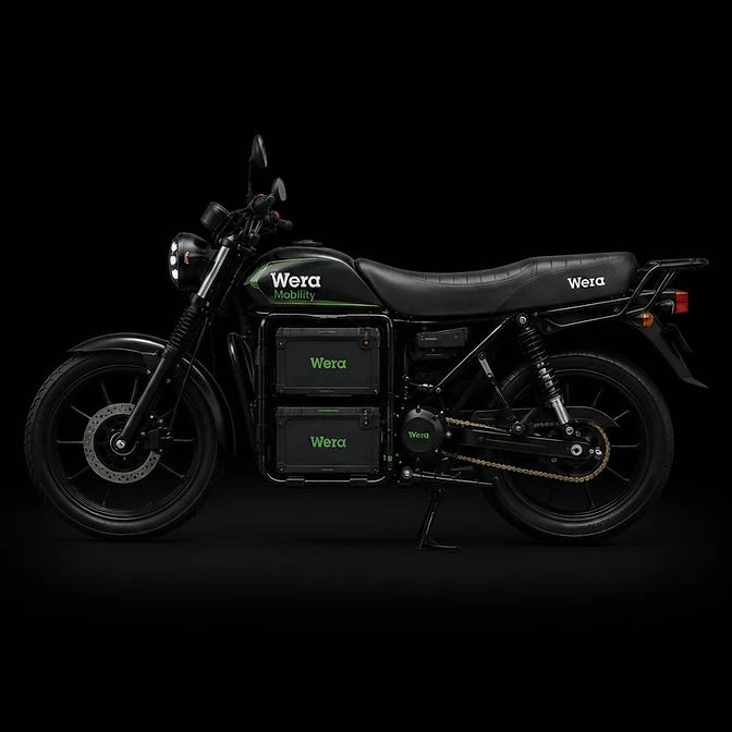 The Wera electric motorcycle