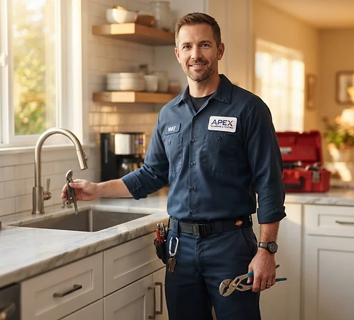 A tradesperson whose calls are handled by Handly