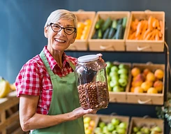 Fresh fruits and vegetables