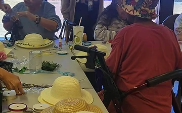 Creativity, Friendship, and Fun: Mother's Day Hat Crafting at the Barstow Senior Citizens Center photo 6