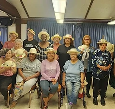 Creativity, Friendship, and Fun: Mother's Day Hat Crafting at the Barstow Senior Citizens Center