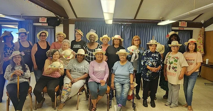 Creativity, Friendship, and Fun: Mother's Day Hat Crafting at the Barstow Senior Citizens Center