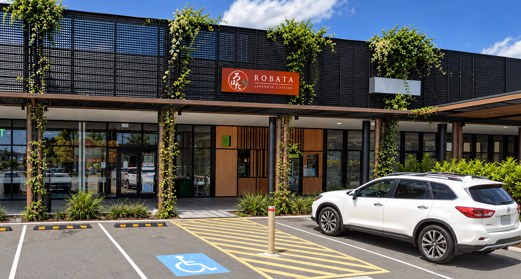 ROBATA Japanese Cuisine storefront on Gympie Road, Aspley