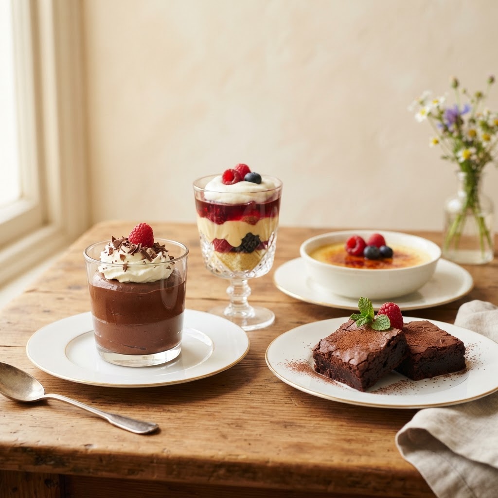 Desserts at Data Sweets and Bakers