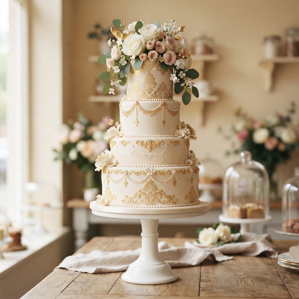 Custom celebration cake at Data Sweets and Bakers