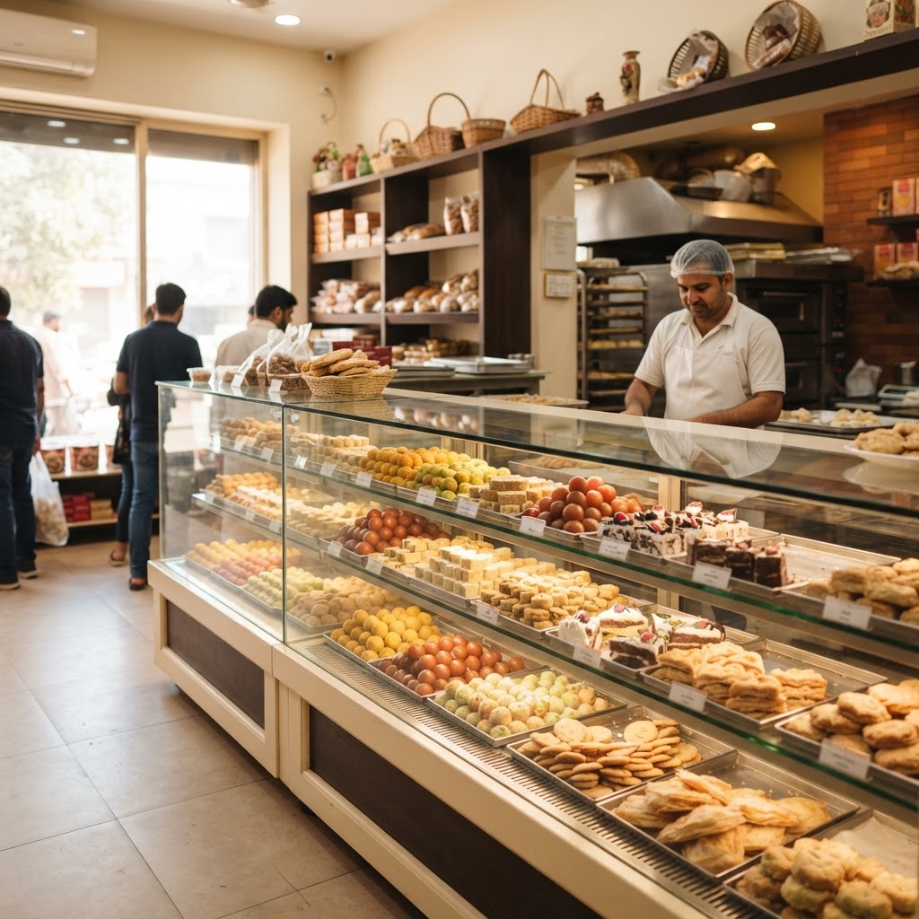 Inside Data Sweets and Bakers bakery
