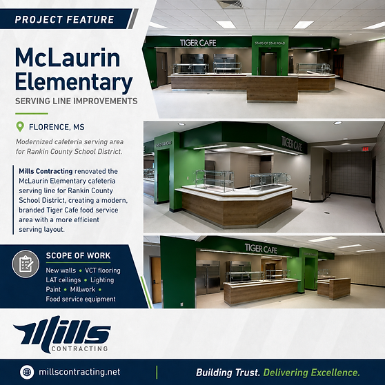 Project Feature — McLaurin Elementary Serving Line Improvements