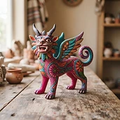 Alebrije de barro de Metepec