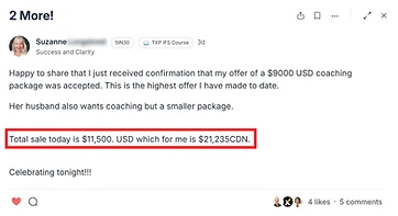 Suzanne — $11,500 USD win
