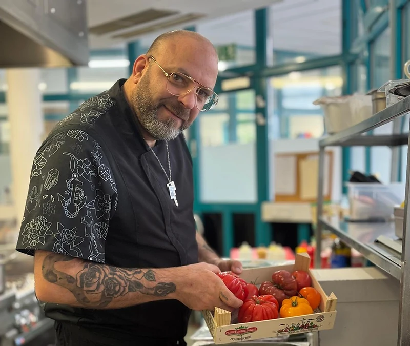Frisch zubereitete Speise aus der Karte des Restaurant Laurent