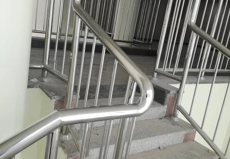 A staircase is structure you can see.