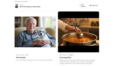 Video+Audio-Blog template preview
