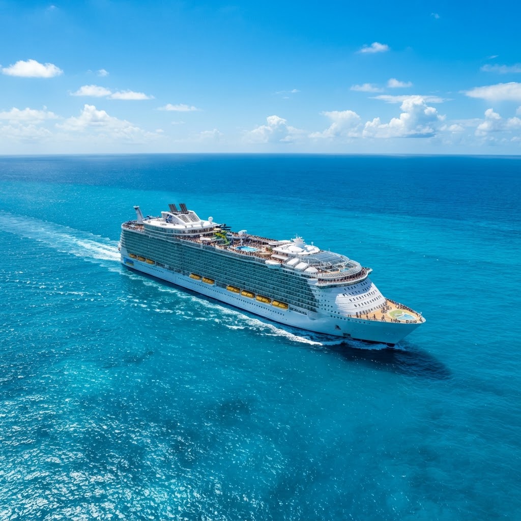 Ship at sea